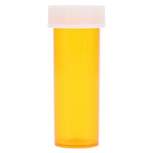 Medicine Vial Plastic 6 Dram Amber Reusable Non-Sterile 600/Ca