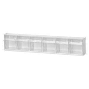 Tilt Bin White Polystyrene 3-1/2x3-3/4x2-1/2" Ea