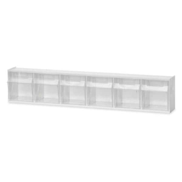 Tilt Bin White Polystyrene 3-1/2x3-3/4x2-1/2" Ea