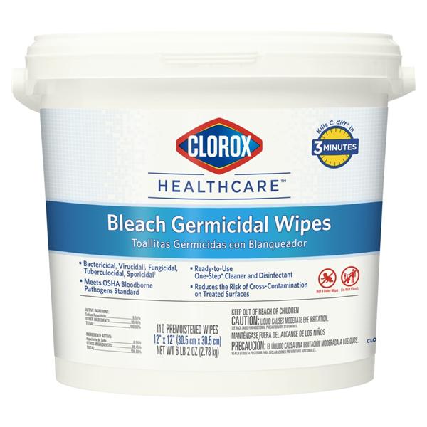 Wipes Surface Clorox Healthcare 12 in x 12 in 2x110/Case