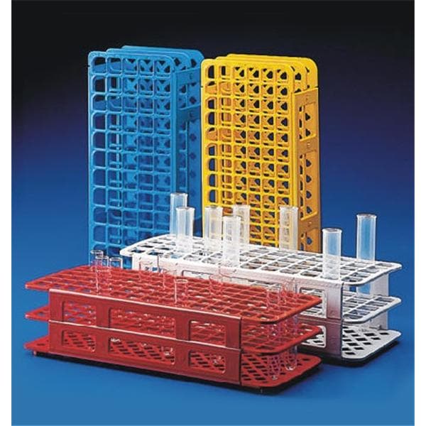 Snap-N-Rack Tube Rack Polypropylene 12-13mm 90 Place Yellow Reusa...