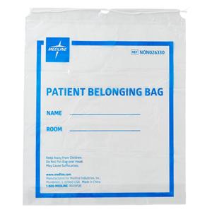 Patient Bag Clear/Blue 18x20x3-1/2