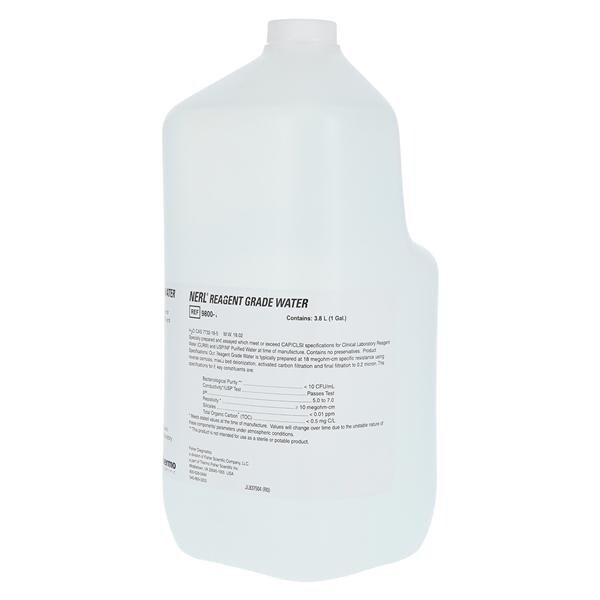NERL Deionized Water 1gal 4Ga/Case
