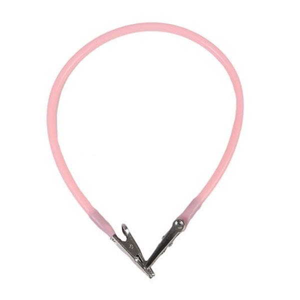 Super Bib Clip Pink Silicone Reusable Ea