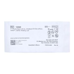 IV Extension Set 7" Female Luer Lock Adapter Gravity 50/Ca