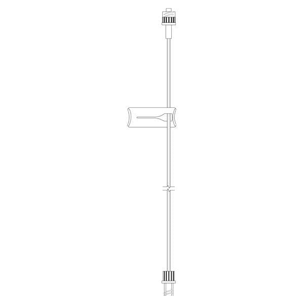 Anesthesia Extension Tubing Priming Volume 2.8mL 72" Luer-Lock DE...