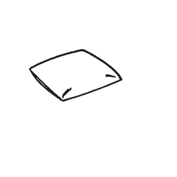 Positioning Pillow Reusable 14 in x 12 in x 3 in Foam / Vinyl Cov...