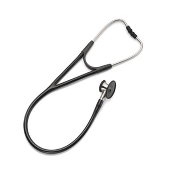 Harvey Elite Cardiology Stethoscope Adult/Child Black Double Lumen Tubing Ea