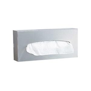 Facial Tissue Dispenser Satin Finish Stainless Steel Surface Moun...