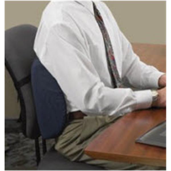 Relax-A-Bac Sitback Support Cushion Cotton/Polyester Cover 13x14