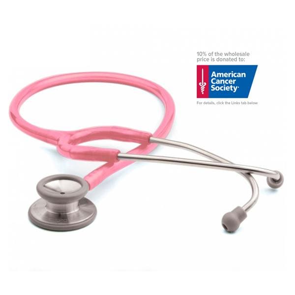 Adscope 603 Classic Stethoscope Adult Breast Cancer Awareness Met...