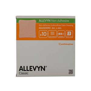 Allevyn Polyurethane Dressing 6x6" Non-Adherent Non-Adhesive Absorbent