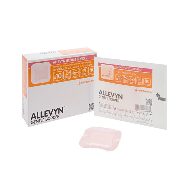 Allevyn Gentle Hydrocellular Foam Dressing 3x3" Tri-Layer Adhesive Absorbent