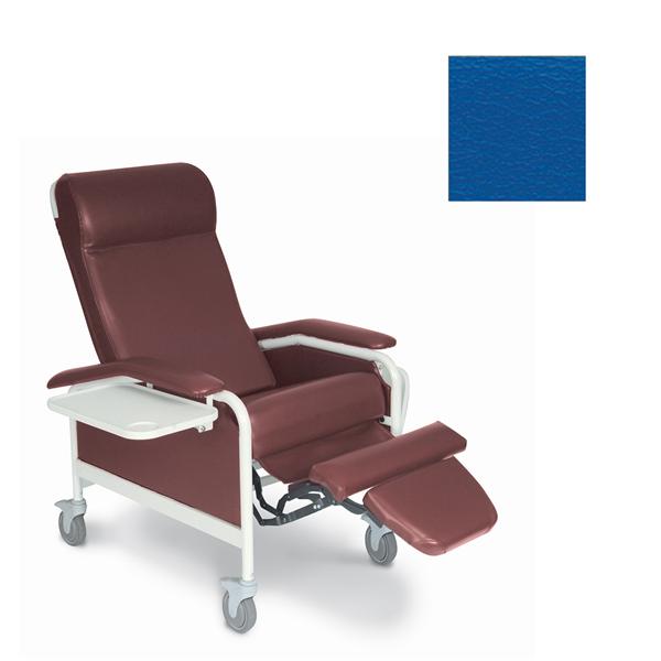 CareCliner Trendelenburg Recliner Vinyl 275lb Capacity Royal Blue...