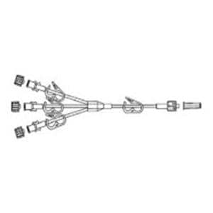 IV Extension Set Trifuricated Priming Volume 0.7mL 7" Male/Female...