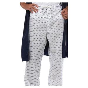 Pajama Pant No Pockets Large Light Blue Unisex Ea
