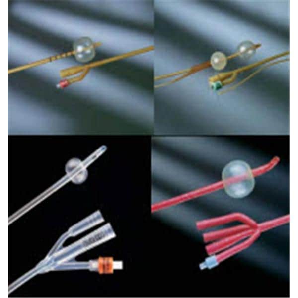 Catheter Foley Lubri-Sil I.C. Standard Round Tip 100% Silicone Si...