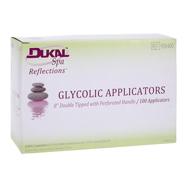 Reflections Glycolic Applicator 8 in Perforated Shaft Non Sterile 100/Bx