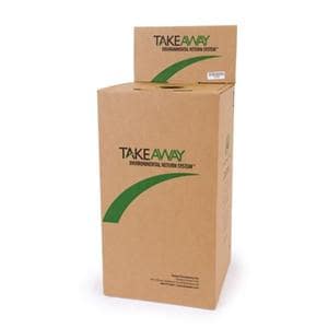 TakeAway Recovery Mailer System 20gal Brown 14x14x23-3/4" Cardboa...
