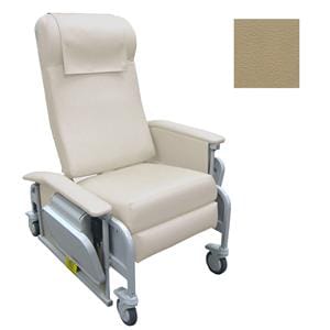 CareCliner Trendelenburg Recliner Vinyl 275lb Capacity Taupe Each