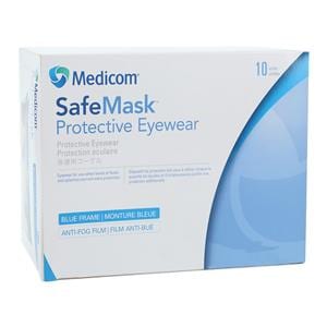 SafeBasics Protective Eyewear Blue 10/Box, 6 BX/CA