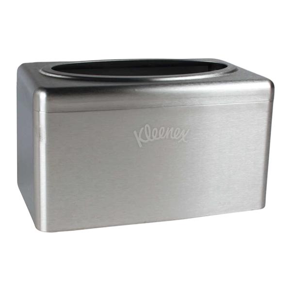 Kleenex Pop-Up Towel Dispenser Silver Stainless Steel Countertop...
