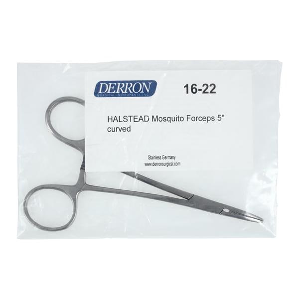 Halsted Mosquito Hemostatic Forcep Curved 5" Stainless Steel Each