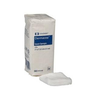 Dermacea 100% Cotton Gauze Sponge 2x2" 8 Ply Non-Sterile Rectangle LF, 25 BG/CA
