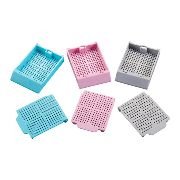 Histosette II Processing/Embedding Biopsy Cassette Acetal Tan Lid...