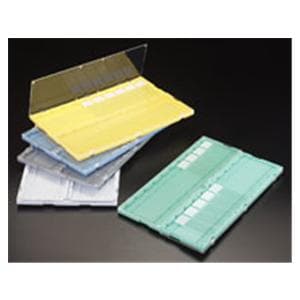 SlideFolder Microscope Slide Storage Folder Yellow 20 Position Hi...