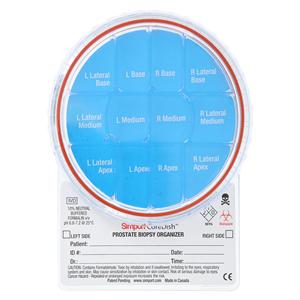 CoreDish Biopsy Container With 12 Compartments O-Ring Cap Blue 10...