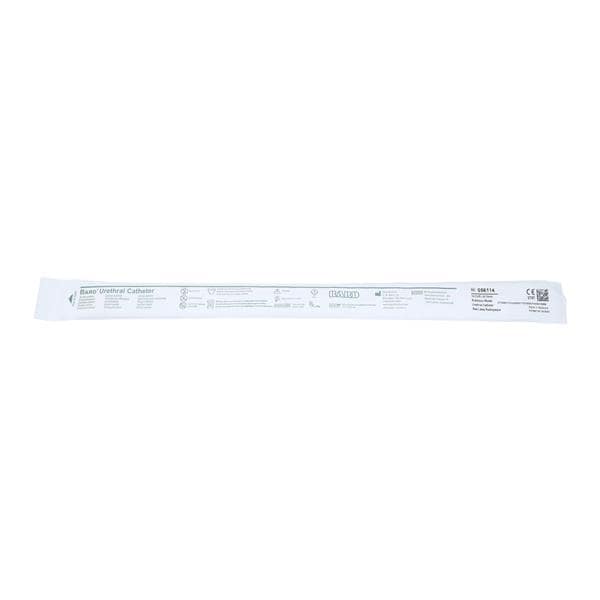 Bardex Catheter Intermittent 14Fr Straight Hollow Round Tip Rubber 16" 1/Ea