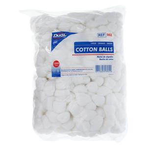 Dry Tips Cotton Ball Non Sterile Large 1000/Bg, 2 BG/CA