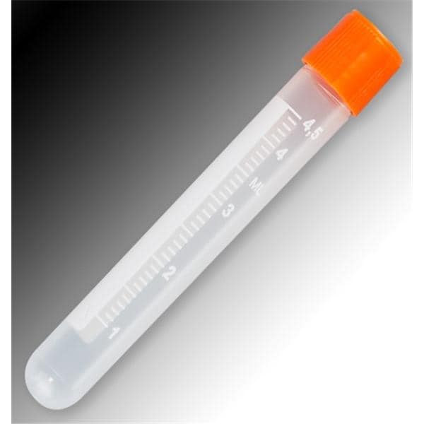 Sample Tube 5mL Polypropylene With Marking Area/Round Bottom Non-...