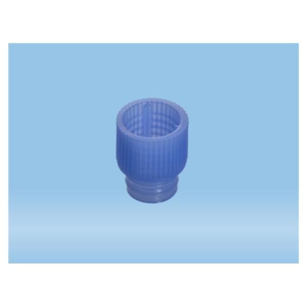 Push Tube Cap LDPE Blue 12mm 1000/Package