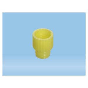 Push Tube Cap LDPE Yellow 12mm 1000/Package
