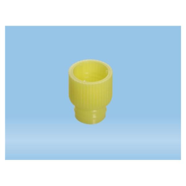Push Tube Cap LDPE Yellow 12mm 1000/Package