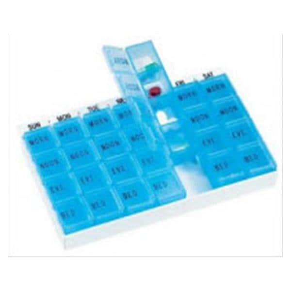 Medichest Pill Organizer Plastic 7/8x4-1/2x6-7/8" Each