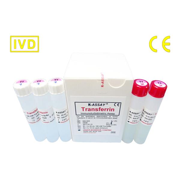 Transferrin MA Test Kit R1:3x20mL/R2:2x10mL Each