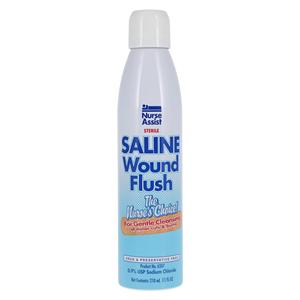 Saline Wound Flush 7oz Can 12/Case