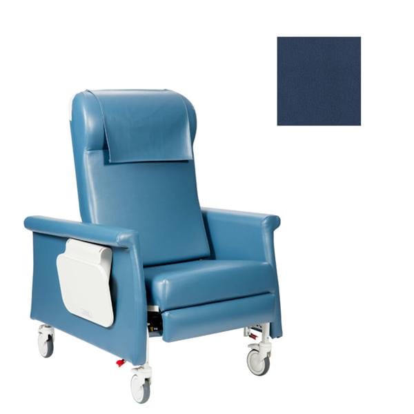 CareCliner Clinical Recliner Vinyl 450lb Capacity Jet Ea