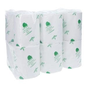 Green Tree Basics Bathroom Tissue White 1 Ply 96Rl/Ca