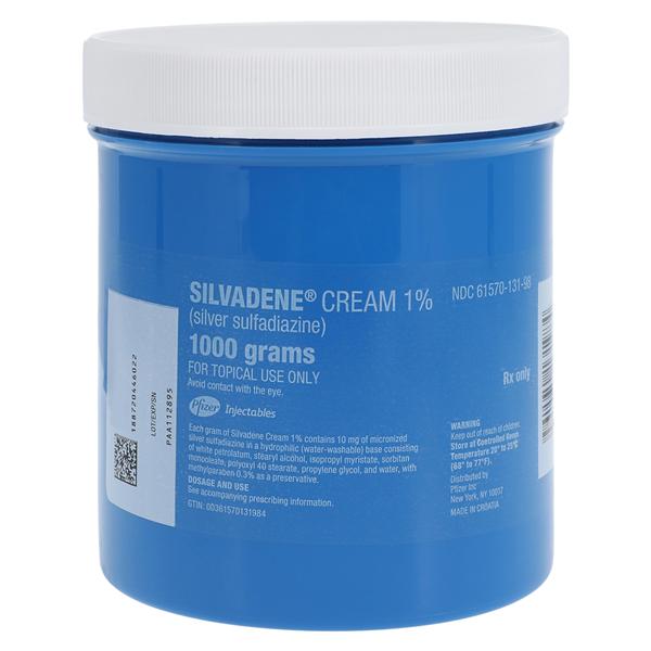 Silvadene Topical Cream 1% Jar 1000gm Each