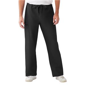 Scrub Pant 3 Pockets X-Large Black Unisex Ea