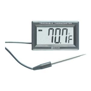 Traceable Snap-On Thermometer ABS Plastic -50 to 300°C 2.43x2.43x...