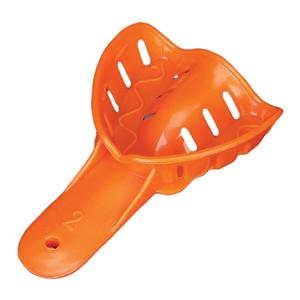 Excellent COLORS Disposable Impression Tray Perforated 2 Chld Med Upper 25/Bg