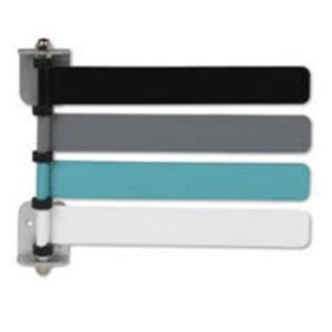 Exam Room Flag System Wall Mount Black/Gray/Turquoise/White Powde...