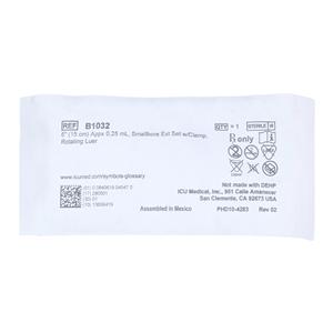IV Extension Set Needleless Priming Volume 0.25mL 6" Rotating Ada...