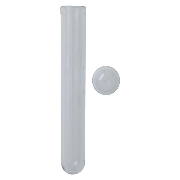 Test Tube Polystyrene 5mL 12x75mm Non-Graduated Clear No Cap Roun...