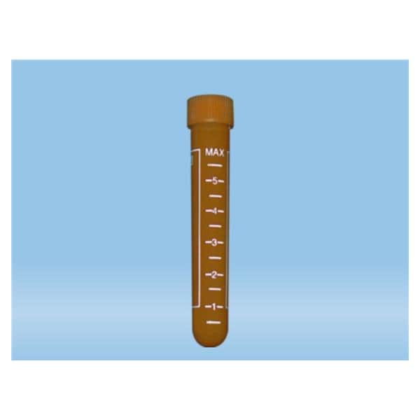 Polypropylene Transfer Tube 7mL Printed Graduations Brown Non-Ste...